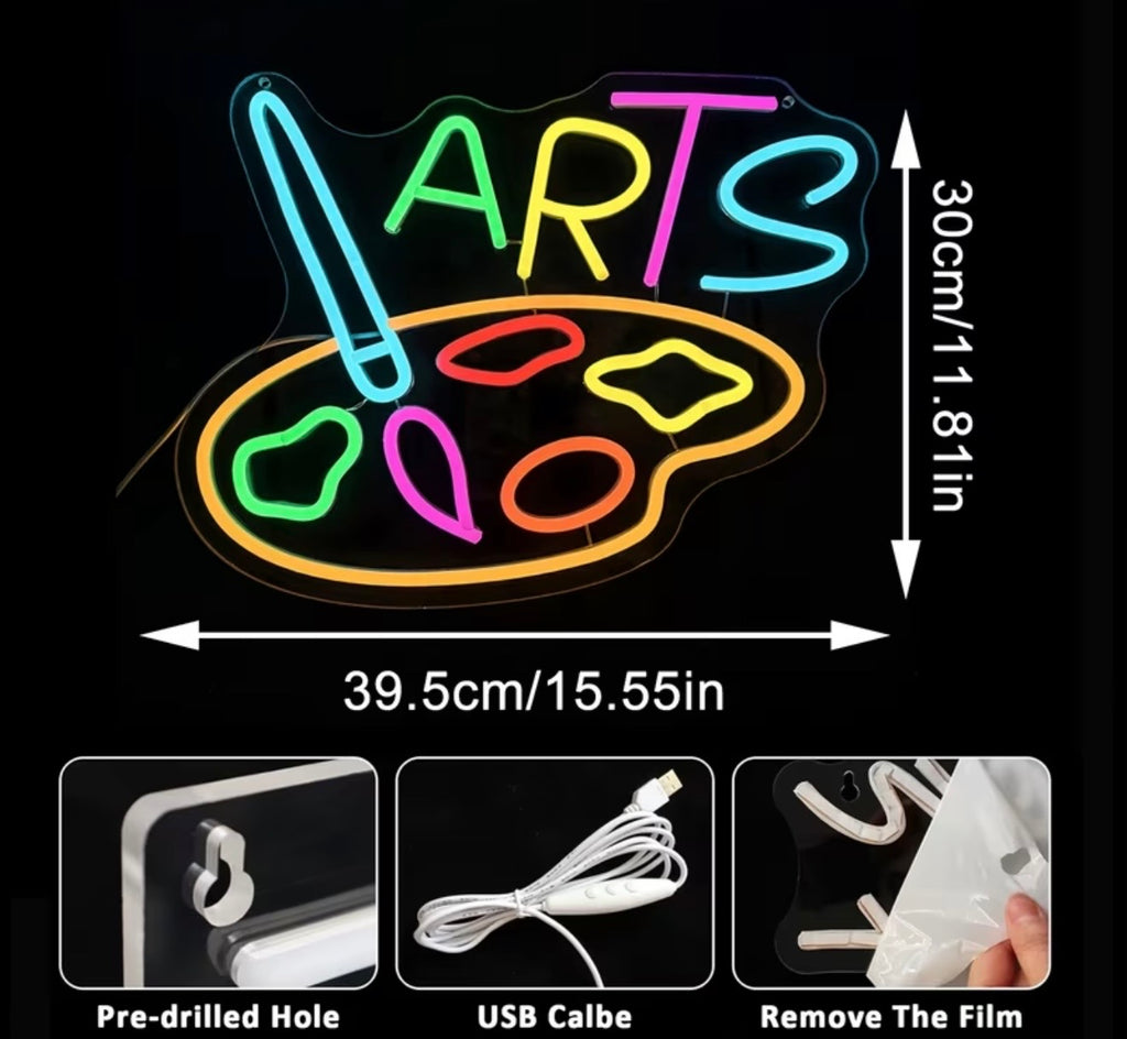 Art Paint Neon Sign LED USB Powered