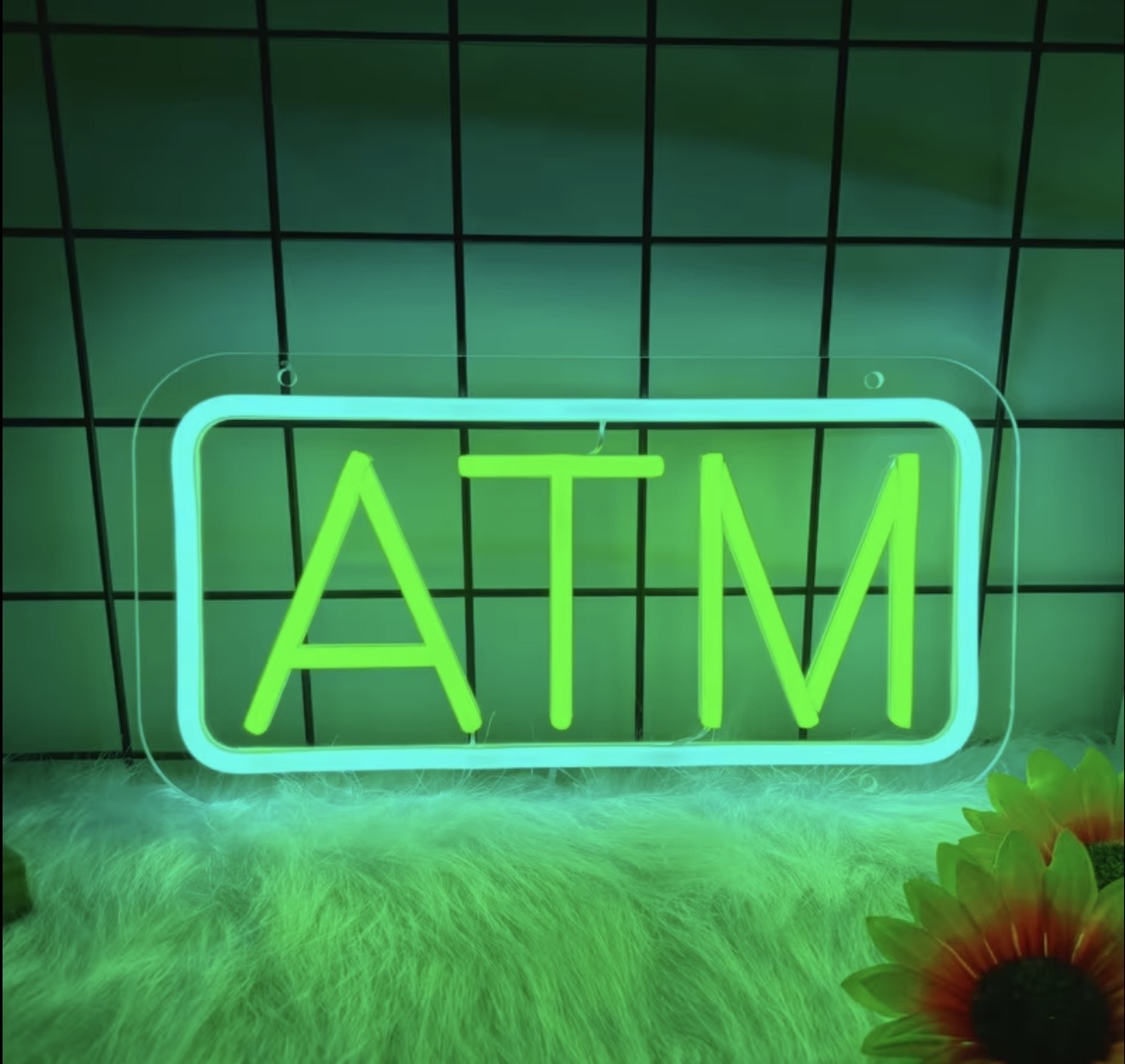 ATM LED Neon Sign Multicolor USB Powered Light