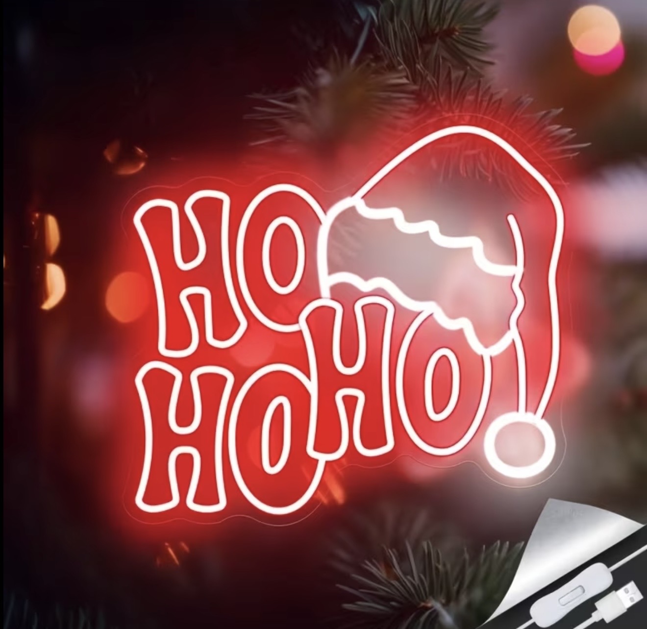 Christmas Neon Sign LED USB Powered