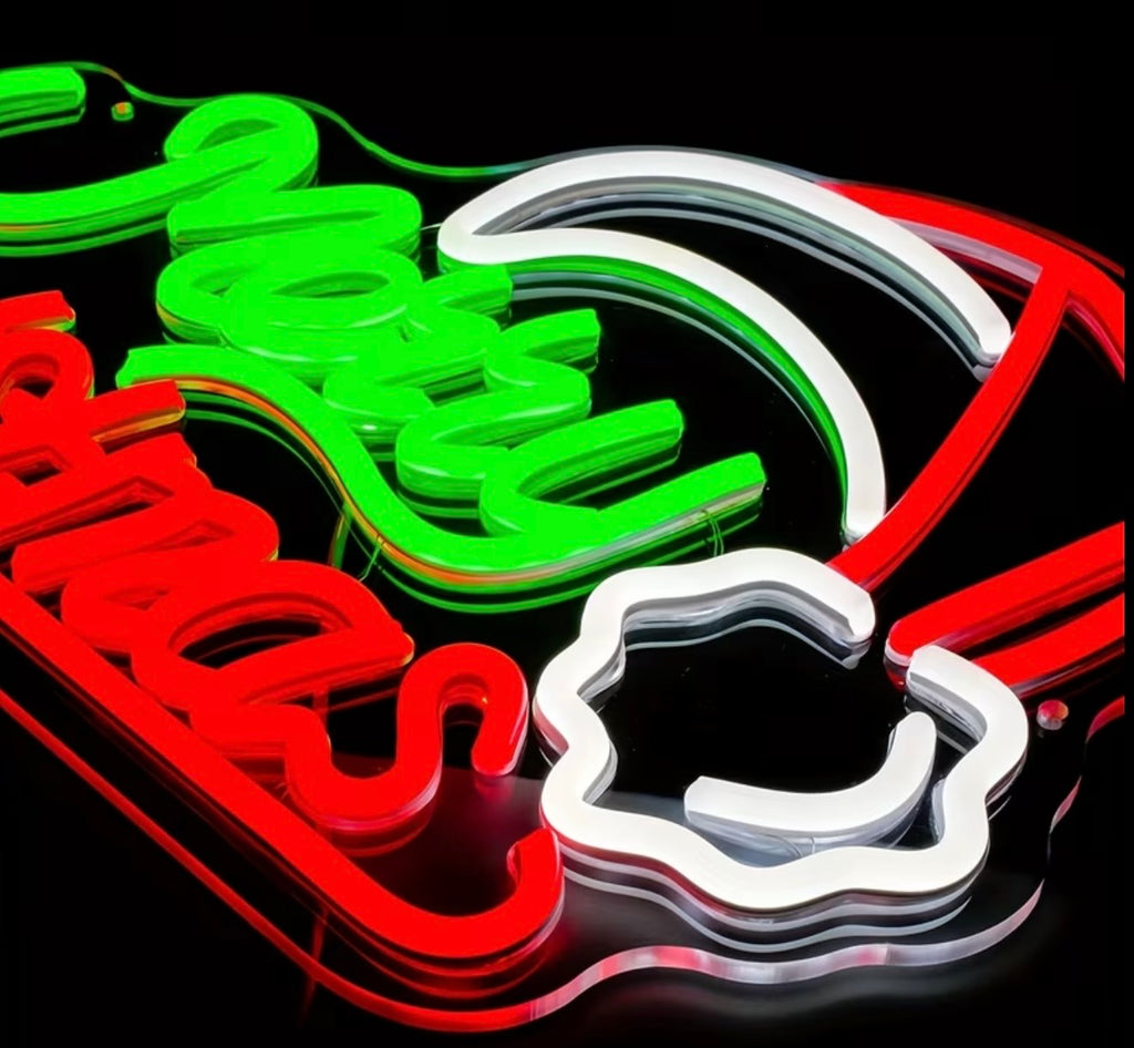 Merry Christmas Neon Sign LED USB Powered Light