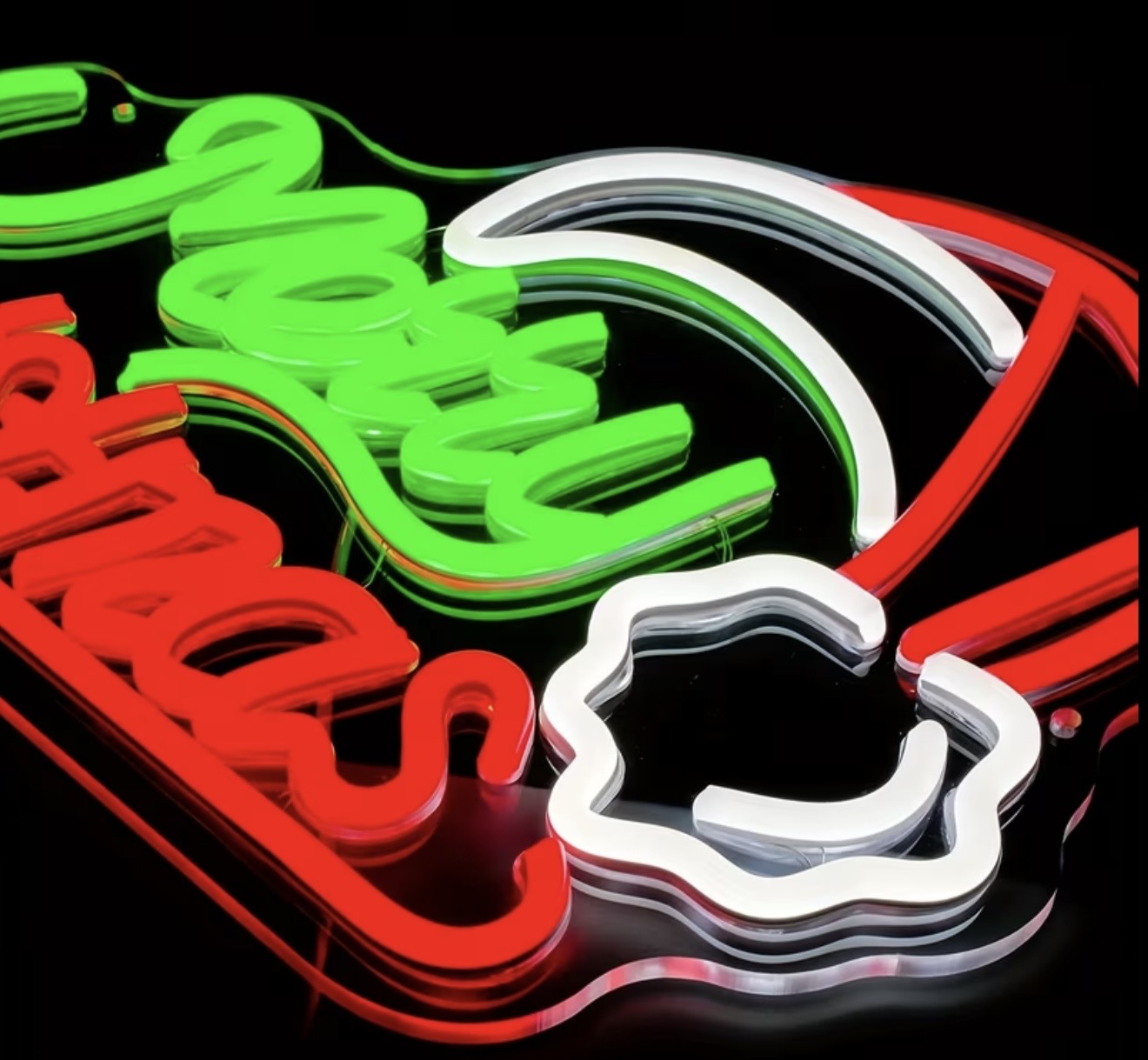 Merry Christmas Neon Sign LED USB Powered Light