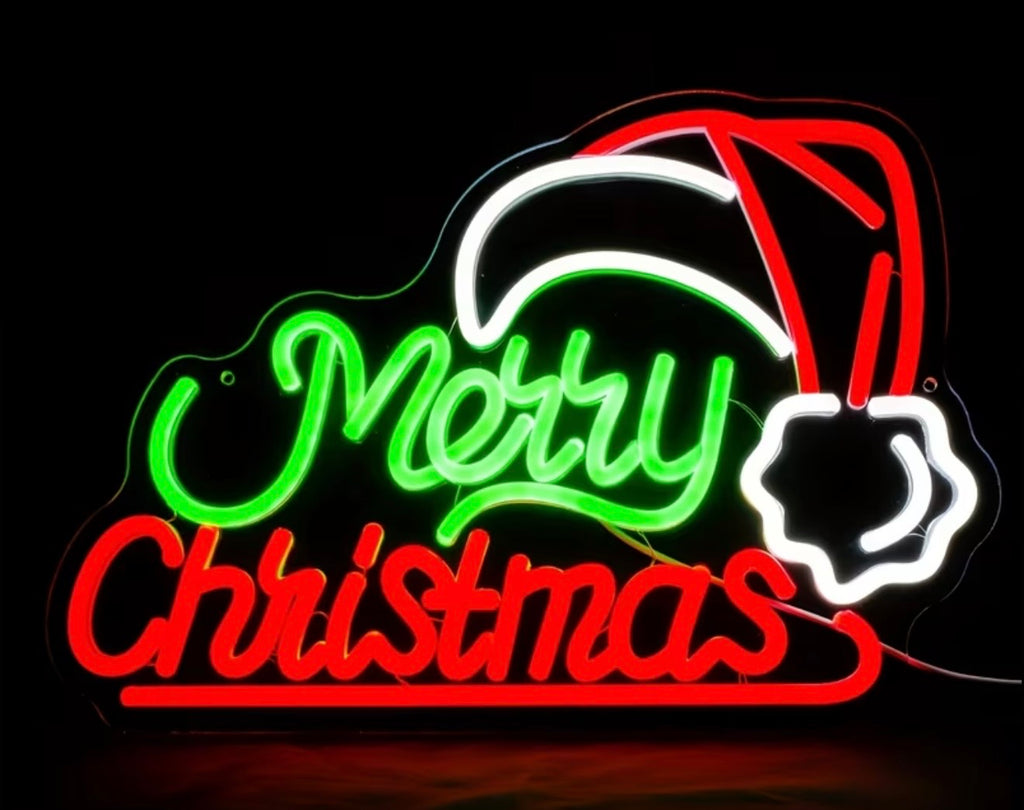 Merry Christmas Neon Sign LED USB Powered Light
