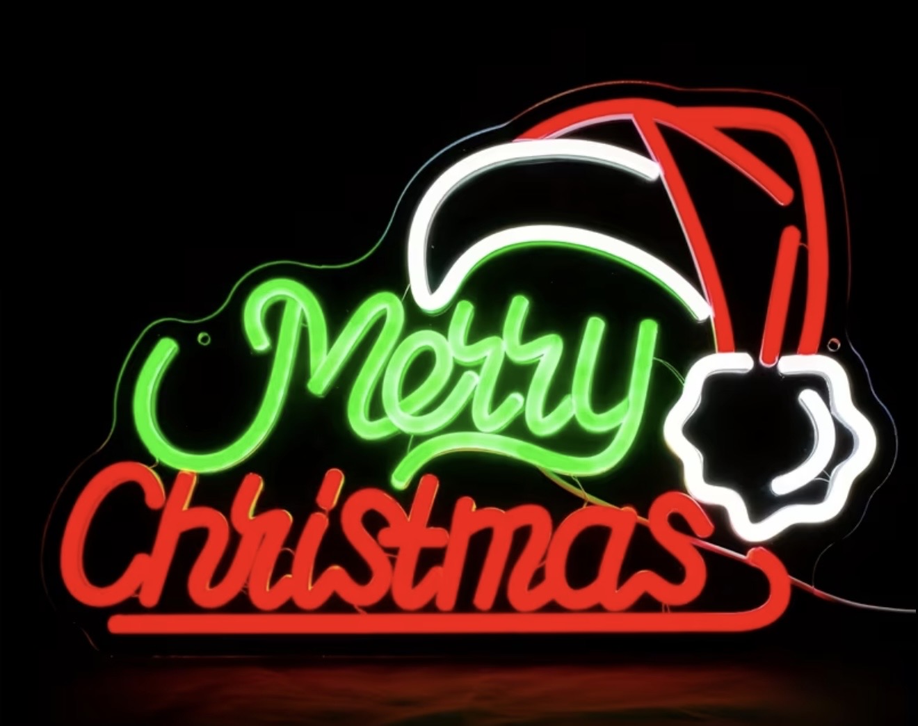 Merry Christmas Neon Sign LED USB Powered Light