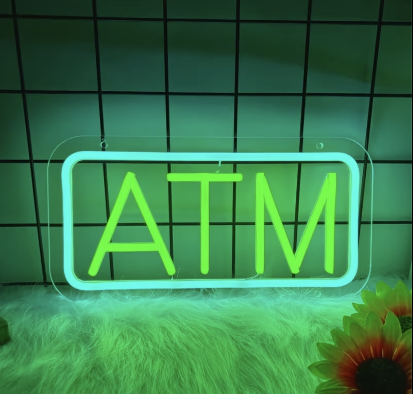 ATM LED Neon Sign Multicolor USB Powered Light