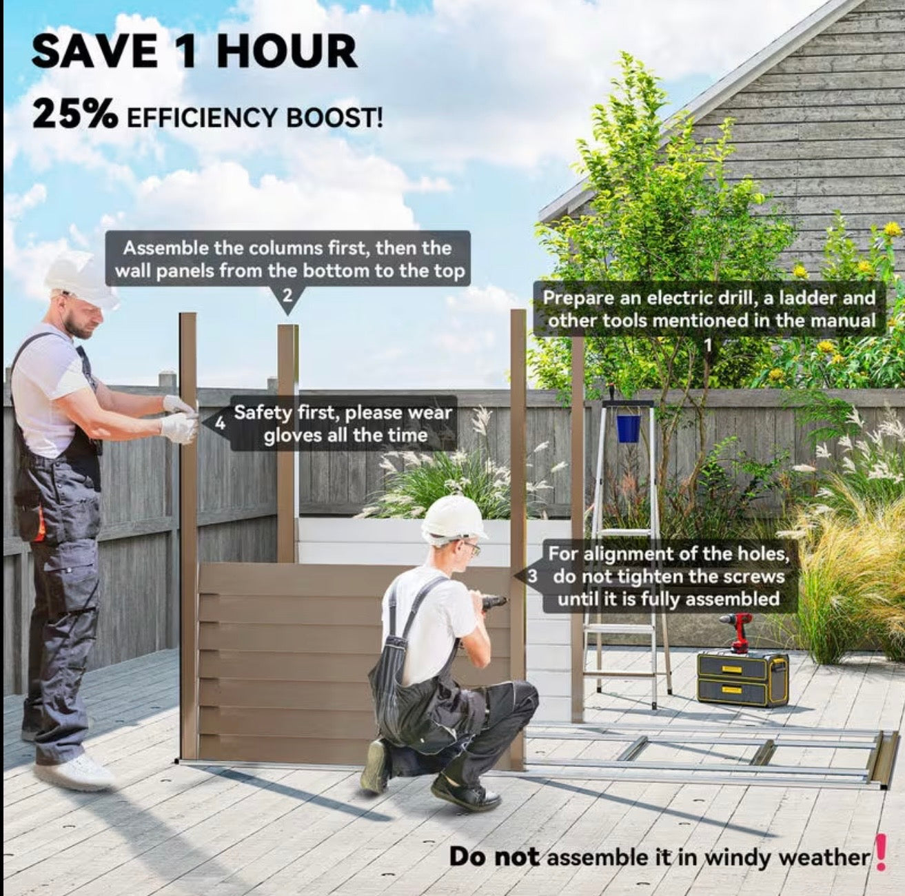 4.6x9ft Metal Lean-to Storage Shed with Foundation Kit & Lockable Doors