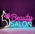 Beauty Salon Neon Sign LED USB Powered Light - Perfect for Lash Studios, Makeup, Spas & Barber Shops